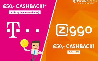 Cashback Ziggo en T-Mobile!
